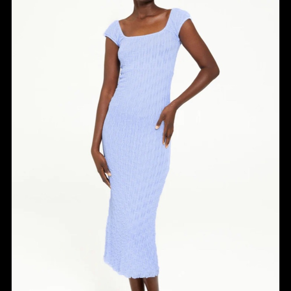 Find Me Now The Label Second Skin Ross Cap Sleeve Midi Dress